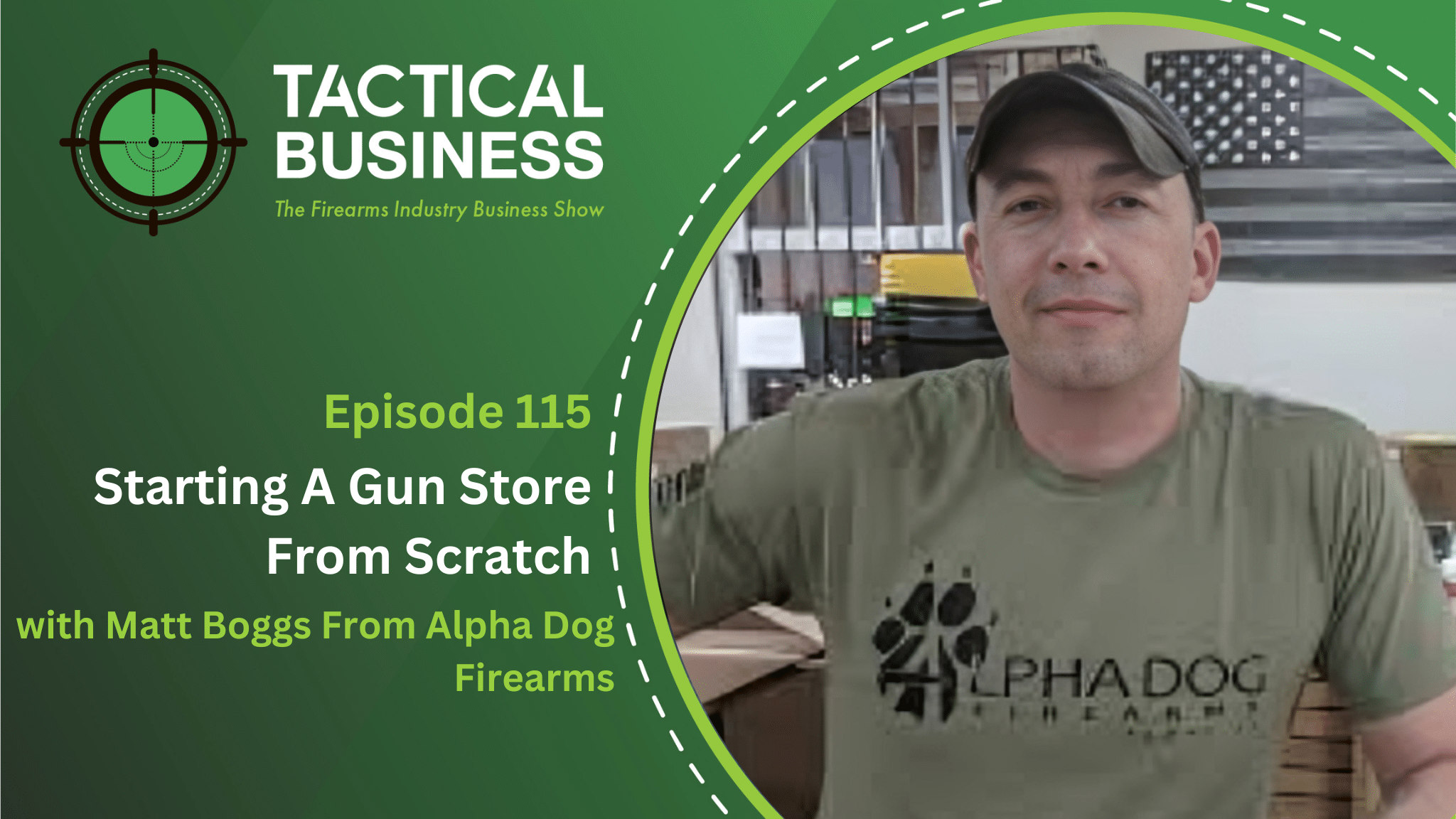 Starting A Gun Store From Scratch with Matt Boggs From Alpha Dog Firearms